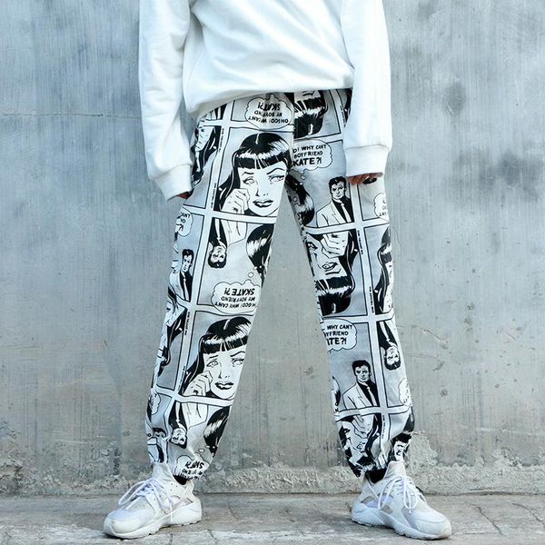 spring summer japanese graffiti anime pants fashion couples trousers streetwear men's hip hop pants us size s-xl, Black
spring summer japanese graffiti anime pants fashion couples trousers streetwear men's hip hop pants us size s-xl, Black