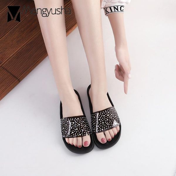 colorful crystal beading slippers women sweet white/pink transparent sandals rhinestone glitter flip flops female sandalias muje, Black
colorful crystal beading slippers women sweet white/pink transparent sandals rhinestone glitter flip flops female sandalias muje, Black