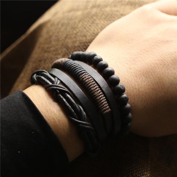 tennis punk handmade woven wood beads leather men bracelets women femme homme male gift jewelry y 3 pcs/set, Golden;silver
tennis punk handmade woven wood beads leather men bracelets women femme homme male gift jewelry y 3 pcs/set, Golden;silver