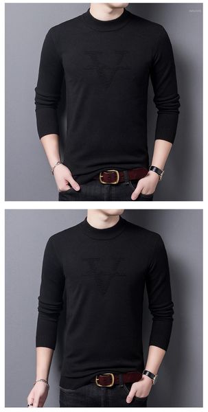 sweater men's korean style autumn and winter this year red sweater men's bottom shirt loose1, White;black
sweater men's korean style autumn and winter this year red sweater men's bottom shirt loose1, White;black