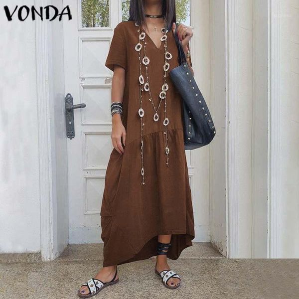 vonda cotton dress women v neck short sleeve kaftan dress 2020 summer sundress casual irregualr swing party vestidos s-5xl1, White;black
vonda cotton dress women v neck short sleeve kaftan dress 2020 summer sundress casual irregualr swing party vestidos s-5xl1, White;black