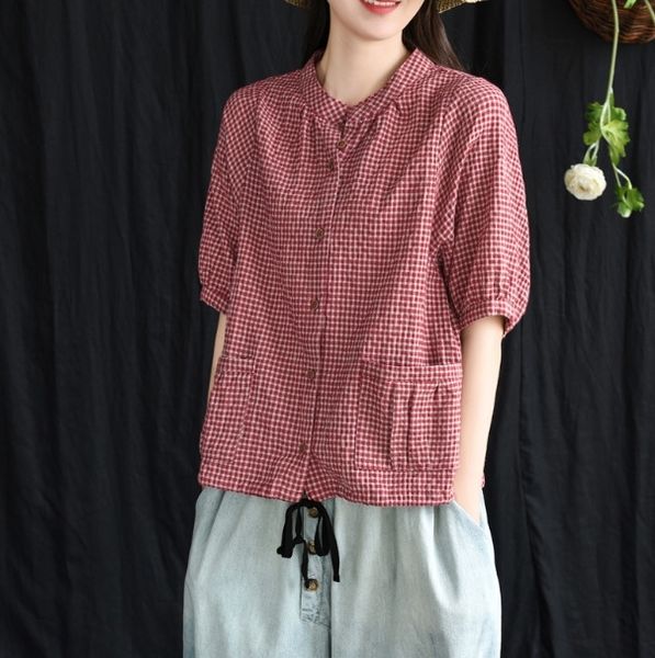 fgbzf 19 summer plaid art loose coat t-shirt new versatile plaid short sleeve drawstring t-shirt 2428 rvm1i, White
fgbzf 19 summer plaid art loose coat t-shirt new versatile plaid short sleeve drawstring t-shirt 2428 rvm1i, White