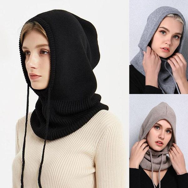 beanie/skull caps women hat scarf cashmere wool winter thick knitted soft warm beanies hooded solid color ski elastic accessories, Blue;gray
beanie/skull caps women hat scarf cashmere wool winter thick knitted soft warm beanies hooded solid color ski elastic accessories, Blue;gray