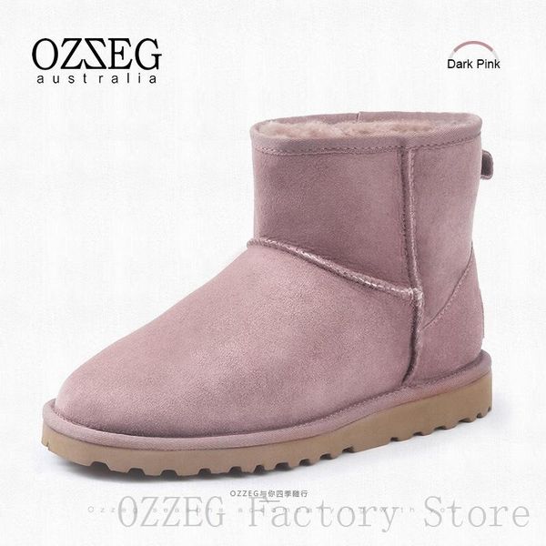 ozzeg designer shoes women winter australia sheep fur snow boots real leather ankle boots plus size44 pink footwear, Black
ozzeg designer shoes women winter australia sheep fur snow boots real leather ankle boots plus size44 pink footwear, Black