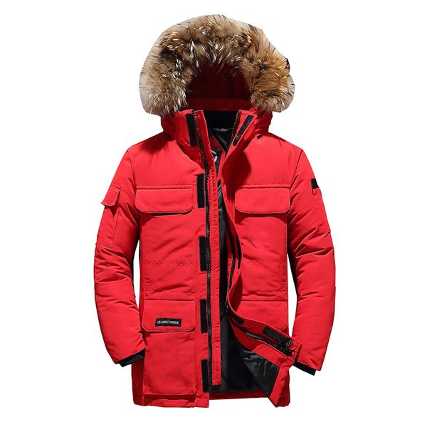90%down jackets men winter jacket men fashion thick warm parkas fur white duck down coats casual man waterproof down jackets, Black;brown
90%down jackets men winter jacket men fashion thick warm parkas fur white duck down coats casual man waterproof down jackets, Black;brown