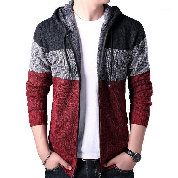 new jackets men 2020 fashion thick warm velvet streetwear trend cardigan knitted zipper jacket winter hooded casual coat mens1, Black;brown
new jackets men 2020 fashion thick warm velvet streetwear trend cardigan knitted zipper jacket winter hooded casual coat mens1, Black;brown