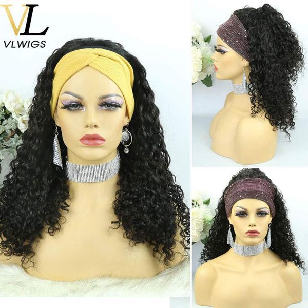 lace wigs vlwigs headband for black women brazilian deep wave curly human hair glueless full machine made wig with, Black;brown
lace wigs vlwigs headband for black women brazilian deep wave curly human hair glueless full machine made wig with, Black;brown