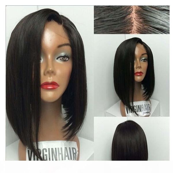 lace front human hair short bob straight wigs with baby hair brazilian remy hair front wigs for black women, Black;brown
lace front human hair short bob straight wigs with baby hair brazilian remy hair front wigs for black women, Black;brown