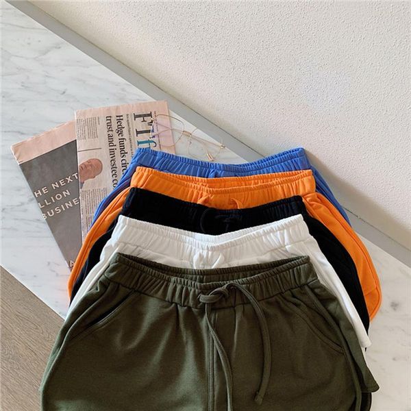 women short casual lady loose solid soft leisure female workout belt skinny summer stretch shorts drop shopping, White;black
women short casual lady loose solid soft leisure female workout belt skinny summer stretch shorts drop shopping, White;black