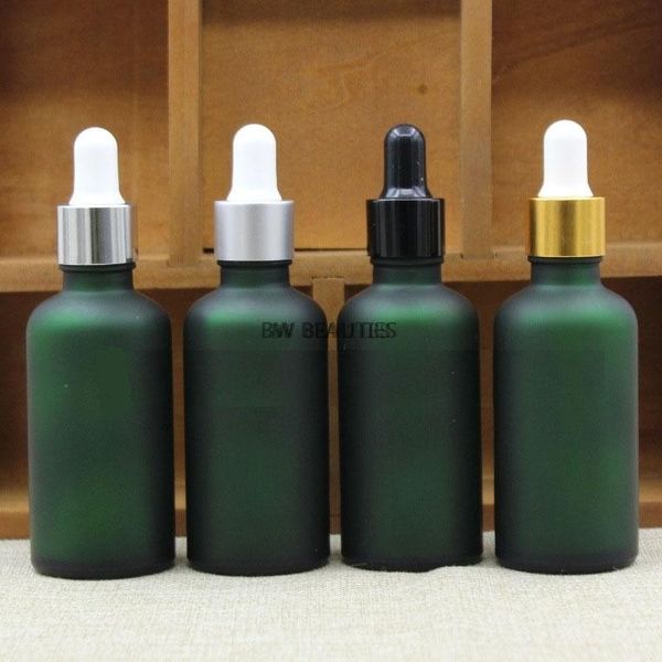 storage bottles & jars 300pcs/lot 15ml 50ml empty green frosted glass bottle with black gold silver ring white rubber dropper cap,essential
storage bottles & jars 300pcs/lot 15ml 50ml empty green frosted glass bottle with black gold silver ring white rubber dropper cap,essential