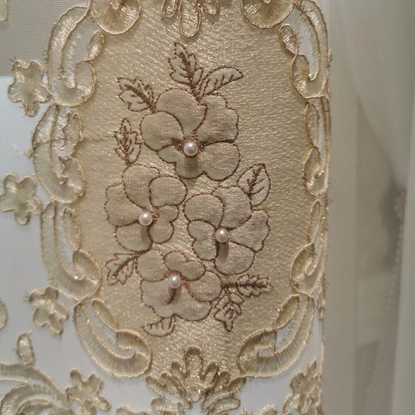 european luxury home decoration flower beads gauze finished tulle curtains for living room bedroom custom sheer panel size 279#4
european luxury home decoration flower beads gauze finished tulle curtains for living room bedroom custom sheer panel size 279#4
