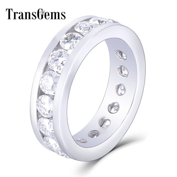 transgems 18k white gold 4mm f color moissanite eternity band engagement ring dailywear fine jewelry for women anniversary gifts y200620, Slivery;golden
transgems 18k white gold 4mm f color moissanite eternity band engagement ring dailywear fine jewelry for women anniversary gifts y200620, Slivery;golden