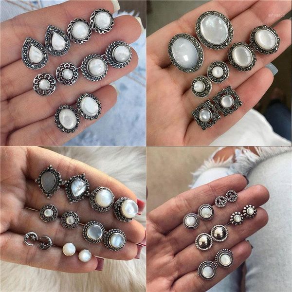 stud modyle 5pairs/set crystal bohemian opal earrings set for women silver color dazzling cubic zirconia earrings1, Golden;silver
stud modyle 5pairs/set crystal bohemian opal earrings set for women silver color dazzling cubic zirconia earrings1, Golden;silver