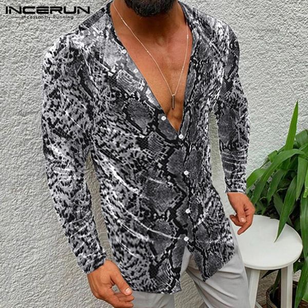 incerun leopard print shirt men deep v neck 2019 button long sleeve fashion streetwear party casual shirts men camisa1, White;black
incerun leopard print shirt men deep v neck 2019 button long sleeve fashion streetwear party casual shirts men camisa1, White;black