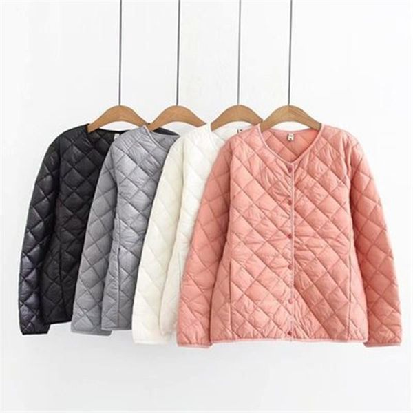 women's down & parkas plus size 2021 autumn winter loose korean long sleeve round neck pink lightweight female cotton coat, Black
women's down & parkas plus size 2021 autumn winter loose korean long sleeve round neck pink lightweight female cotton coat, Black