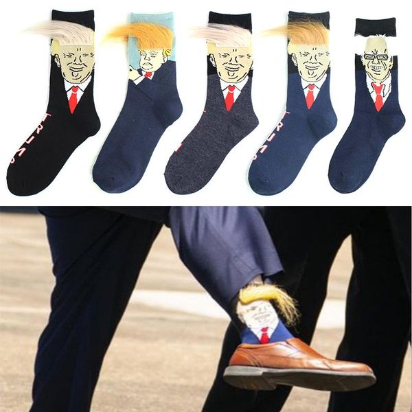 election spoof funny president socks with 3d fake hair crew socks mens compression streetwear hip hop, Black
election spoof funny president socks with 3d fake hair crew socks mens compression streetwear hip hop, Black