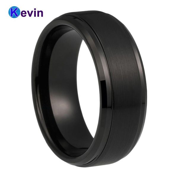 wedding rings men women black tungsten carbide ring stepped beveled brushed finish 6mm and 8mm available, Slivery;golden
wedding rings men women black tungsten carbide ring stepped beveled brushed finish 6mm and 8mm available, Slivery;golden