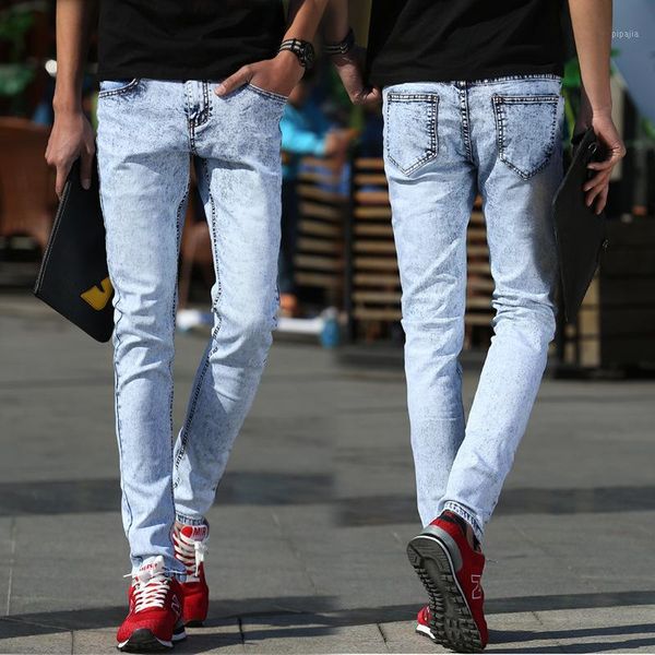 new 2020 shallow snow men's trousers micro elastic jeans tide bound feet leisure trousers of cultivate one's morality1, Blue
new 2020 shallow snow men's trousers micro elastic jeans tide bound feet leisure trousers of cultivate one's morality1, Blue