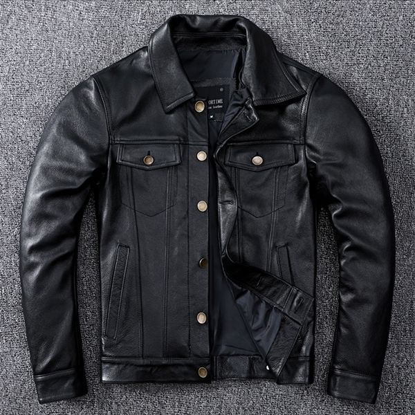genuine leather jacket.classic casual slim cowhide coat.plus size mens quality leather clothing.fashion.wholesales lj201029, Black
genuine leather jacket.classic casual slim cowhide coat.plus size mens quality leather clothing.fashion.wholesales lj201029, Black