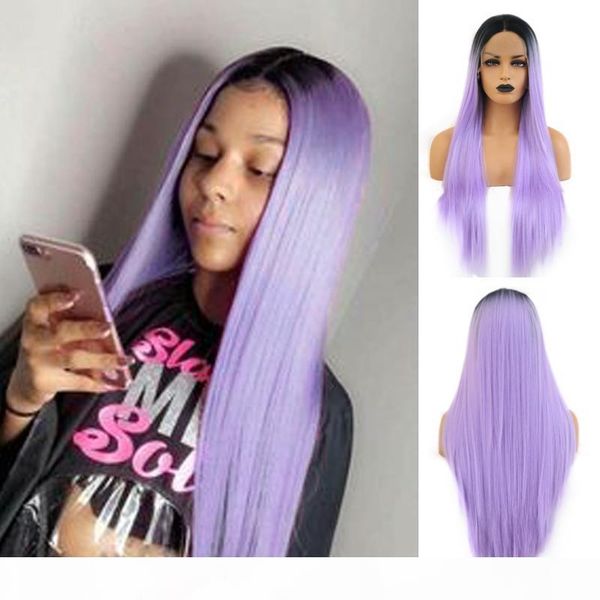 rongduoyi ombre purple wigs synthetic lace front wig for women long silky straight hair cosplay wig heat resistant hair, Black
rongduoyi ombre purple wigs synthetic lace front wig for women long silky straight hair cosplay wig heat resistant hair, Black