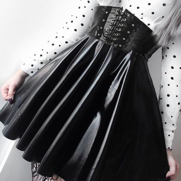punk harajuku faux leather skirt casual loose black mini pleated skirt korean pu high waist skirts womens dancing women skirts
punk harajuku faux leather skirt casual loose black mini pleated skirt korean pu high waist skirts womens dancing women skirts