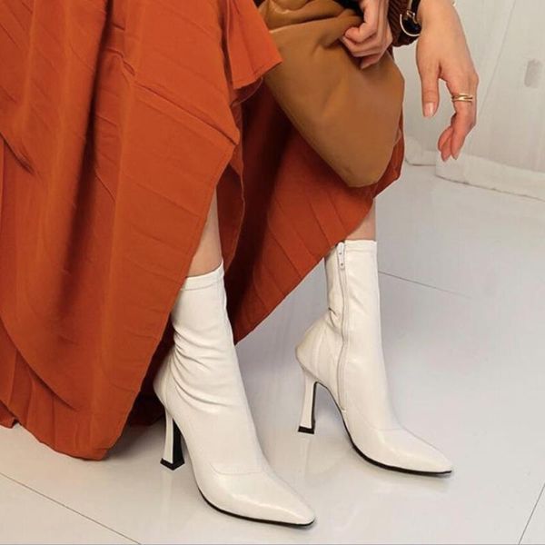 2020 осень зима женская партия ботильоны острым носом на высоком каблуке кожаные туфли для женщин sexy stretch botas zapatos де mujer, Black
2020 осень зима женская партия ботильоны острым носом на высоком каблуке кожаные туфли для женщин sexy stretch botas zapatos де mujer, Black