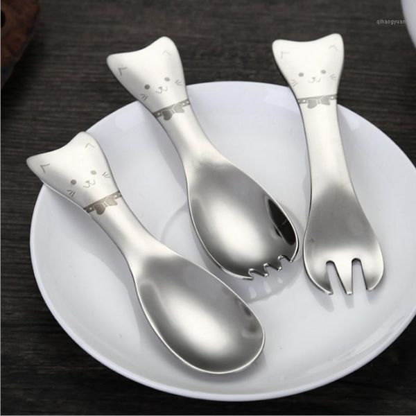304 stainless steel spoon fork creative cute cat spoon fork salad children ice cream short1
304 stainless steel spoon fork creative cute cat spoon fork salad children ice cream short1