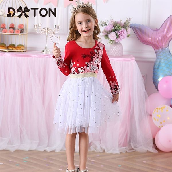 dxton new long sleeve kids dress for girls flower appliques princess dress girls party vestidos children christmas costumes lj200923, Red;yellow
dxton new long sleeve kids dress for girls flower appliques princess dress girls party vestidos children christmas costumes lj200923, Red;yellow
