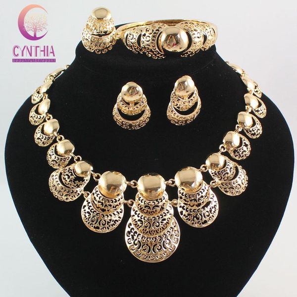 africa dubai gold color fashion wedding jewelry sets necklace bangle earring ring prom party jewelry sets, Silver
africa dubai gold color fashion wedding jewelry sets necklace bangle earring ring prom party jewelry sets, Silver