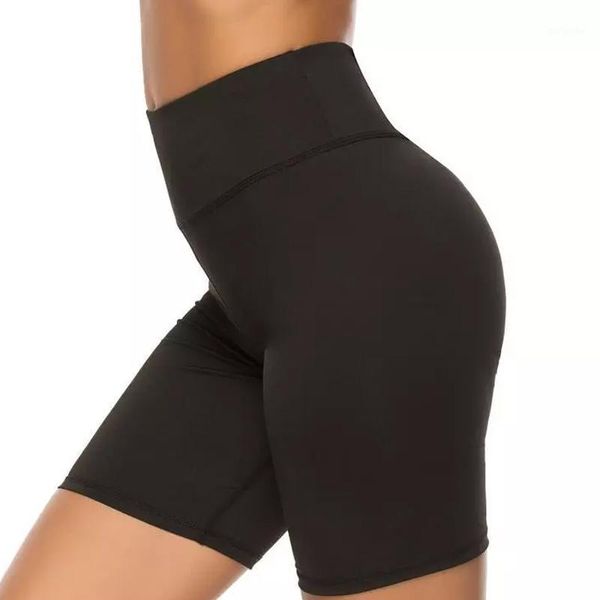 toivotuksia new fashionable women solid color elasticity gym active black hig waist cycling slim shorts for ladies1, White;black
toivotuksia new fashionable women solid color elasticity gym active black hig waist cycling slim shorts for ladies1, White;black