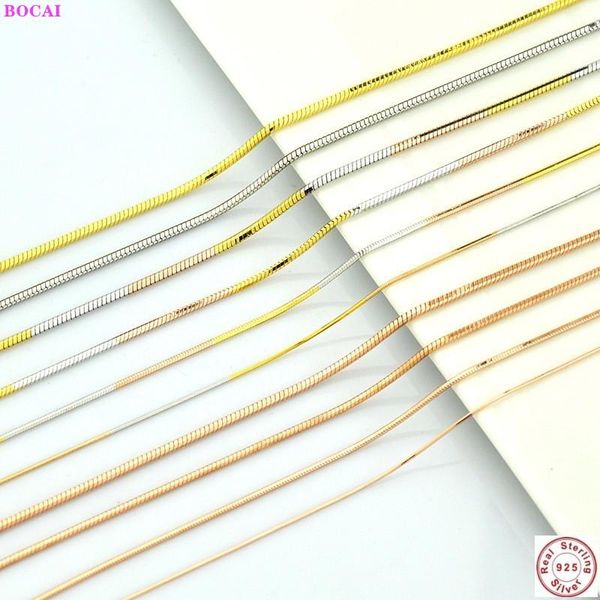 bocai real sterling silver s925 necklace for women thai silver snake bone clavcle color neck chain valentine's day gift
bocai real sterling silver s925 necklace for women thai silver snake bone clavcle color neck chain valentine's day gift
