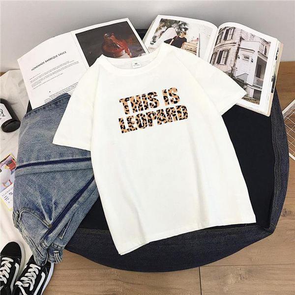 t shirt women 2020 summer korean leopard letters white black tshirts loose casual short sleeve tees harajuku blink female
t shirt women 2020 summer korean leopard letters white black tshirts loose casual short sleeve tees harajuku blink female