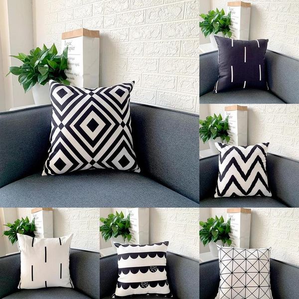 polyester geometric pattern cushion cover black white soft throw pillow cover decorative sofa pillow case pillowcase c bbyzer
polyester geometric pattern cushion cover black white soft throw pillow cover decorative sofa pillow case pillowcase c bbyzer