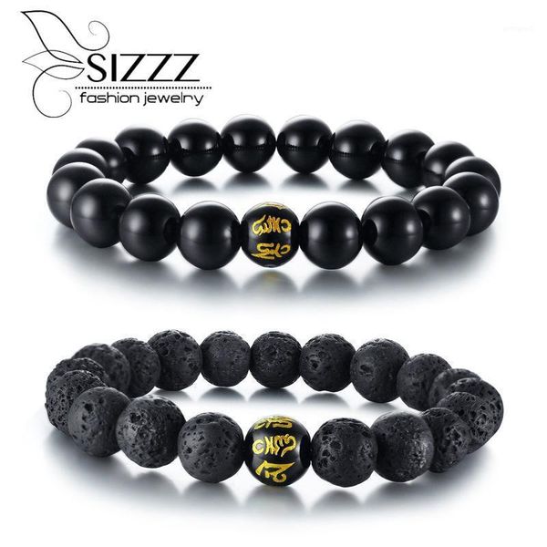 charm bracelets listing chinese style six-word mantra black stone bracelet&bangles for men1, Golden;silver
charm bracelets listing chinese style six-word mantra black stone bracelet&bangles for men1, Golden;silver