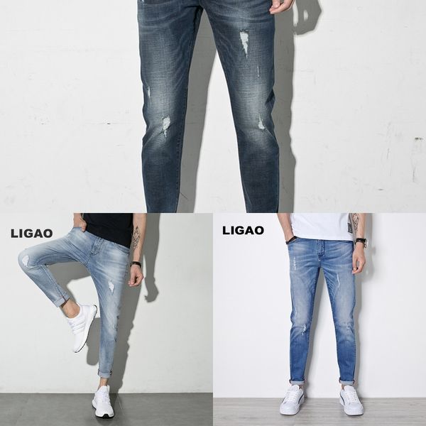 yyu0k gao li ligao spring and summer korean and jeans light color jeans men's elastic slim legged pants trendy broken hole pants youth, Blue
yyu0k gao li ligao spring and summer korean and jeans light color jeans men's elastic slim legged pants trendy broken hole pants youth, Blue