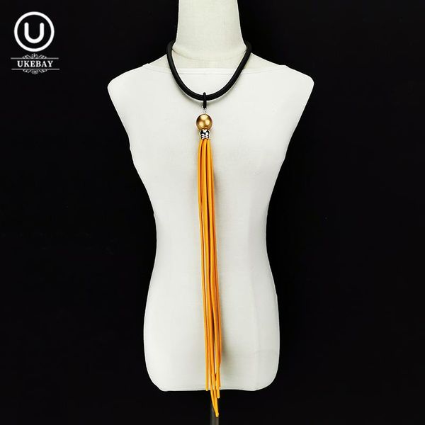 chokers ukebay long tassel choker necklaces luxury handmade necklace women rubber gothic jewelry orange birthday gift, Golden;silver
chokers ukebay long tassel choker necklaces luxury handmade necklace women rubber gothic jewelry orange birthday gift, Golden;silver