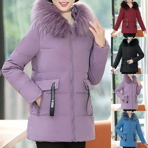 womail winter jacket women 5xl plus size zipper thick solid long sleeve with pockets motther coat warm hooded zipper outercoat1, Black;brown
womail winter jacket women 5xl plus size zipper thick solid long sleeve with pockets motther coat warm hooded zipper outercoat1, Black;brown