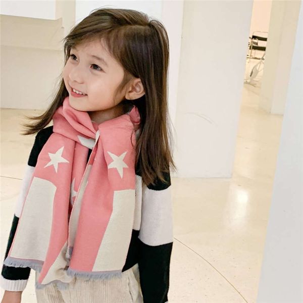 korean new versatile star scarf long double sided autumn and winter thickened warm baby's neck children's shawl, Red;brown
korean new versatile star scarf long double sided autumn and winter thickened warm baby's neck children's shawl, Red;brown