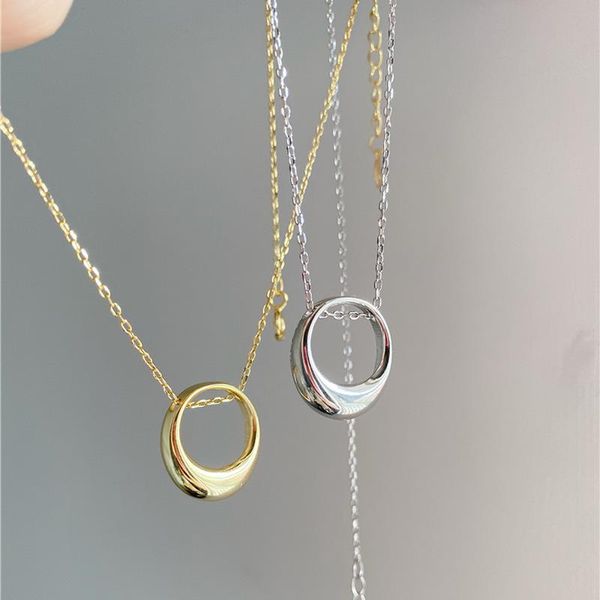chains 925 sterling silver necklace for women geometric hollow oval circle clavicle chain jewelry gifts s-n740
chains 925 sterling silver necklace for women geometric hollow oval circle clavicle chain jewelry gifts s-n740