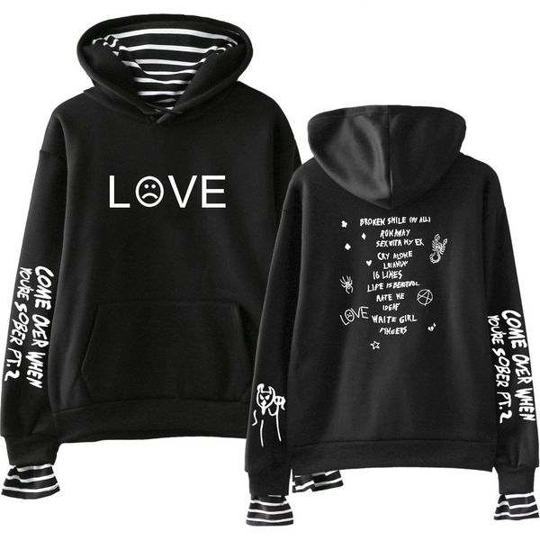 2020 couples lil peep fake two pieces men women autumn thickening hoodies streetwear fashion hip hop pullovers, Black
2020 couples lil peep fake two pieces men women autumn thickening hoodies streetwear fashion hip hop pullovers, Black