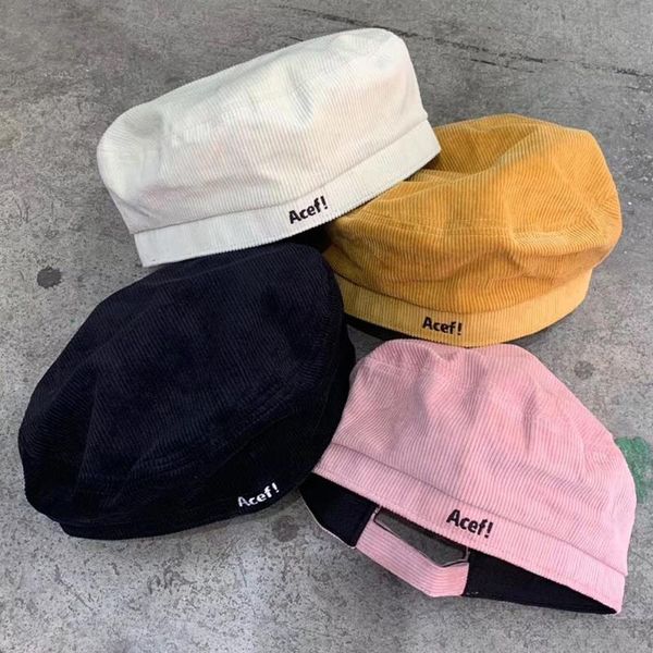 berets corduroy beret acef embroidery cap winter hat women men berret korean french sboy caps ladies cute hip hop outdoor adjustable, Blue;gray
berets corduroy beret acef embroidery cap winter hat women men berret korean french sboy caps ladies cute hip hop outdoor adjustable, Blue;gray
