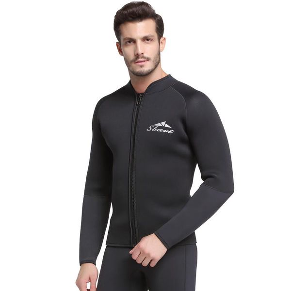 5mm neoprene wetsuit jacket front zipper long sleeve wetsuits men's black wet suit for diving surfing snorkeling swimming
5mm neoprene wetsuit jacket front zipper long sleeve wetsuits men's black wet suit for diving surfing snorkeling swimming