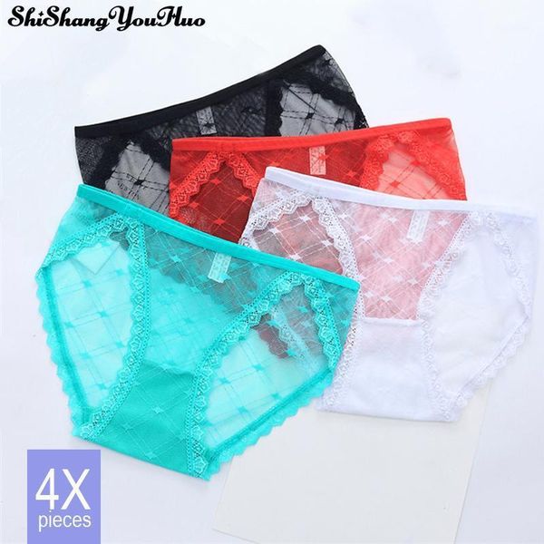 women's panties 4pcs women's lace seamless perspective underwear bikini transparent briefs cotton crotch plus size xl 18591, Black;pink
women's panties 4pcs women's lace seamless perspective underwear bikini transparent briefs cotton crotch plus size xl 18591, Black;pink