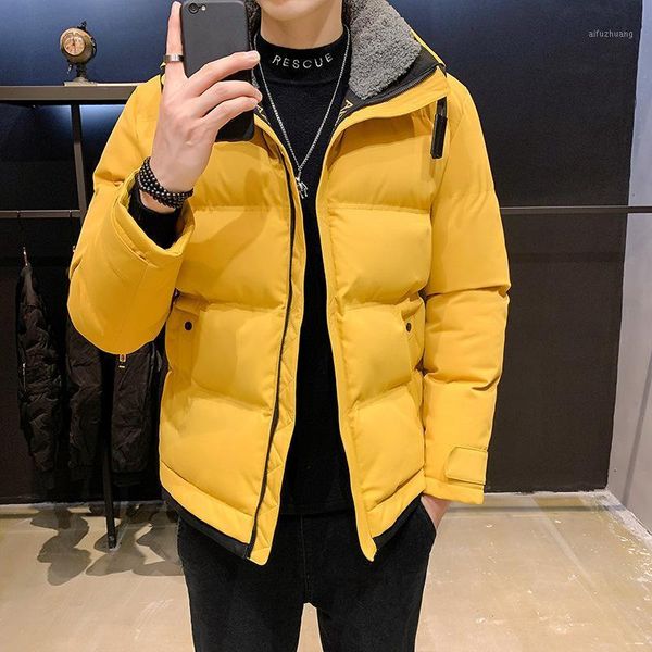 new han edition men's winter coat more popular logo winter coats to keep warm down cotton-padded jacket jacket1, Black
new han edition men's winter coat more popular logo winter coats to keep warm down cotton-padded jacket jacket1, Black