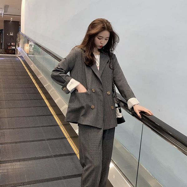 women's two piece pants small suit the female temperament han edition royal elder sister goddess of western style fashion fan two-piece, White
women's two piece pants small suit the female temperament han edition royal elder sister goddess of western style fashion fan two-piece, White