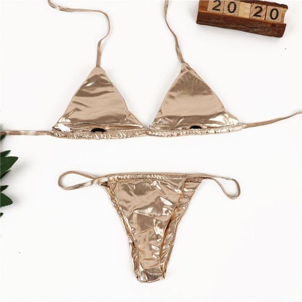 women's swimwear women 2021 micro string gold silver bikini brazilian set bathing suits, White;black
women's swimwear women 2021 micro string gold silver bikini brazilian set bathing suits, White;black