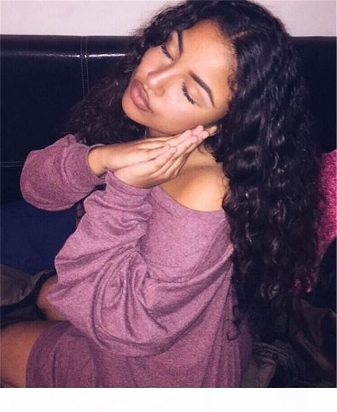 8a glueless full lace human hair wig brazilian kinky curly front lace wigs 180% density curly lace front wigs for black women, Black;brown
8a glueless full lace human hair wig brazilian kinky curly front lace wigs 180% density curly lace front wigs for black women, Black;brown