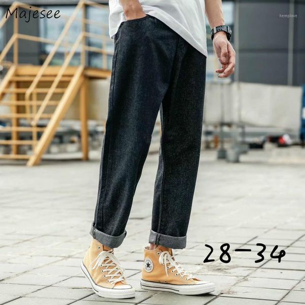 men jeans plus size 28-34 zipper ankle-length pockets medium washing solid retro denim chic baggy straight punk male trouser1, Blue
men jeans plus size 28-34 zipper ankle-length pockets medium washing solid retro denim chic baggy straight punk male trouser1, Blue