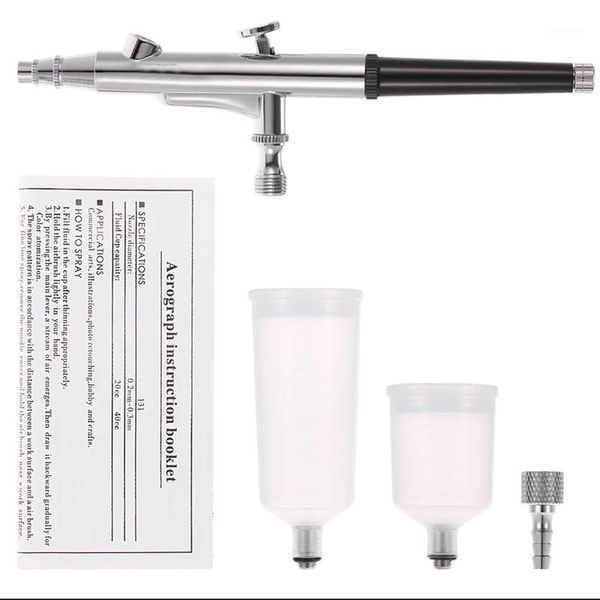 0.m spray gravity feed double action airbrush cake tattoo decorating brushes sprayer pen for nail manicure air brush1
0.m spray gravity feed double action airbrush cake tattoo decorating brushes sprayer pen for nail manicure air brush1