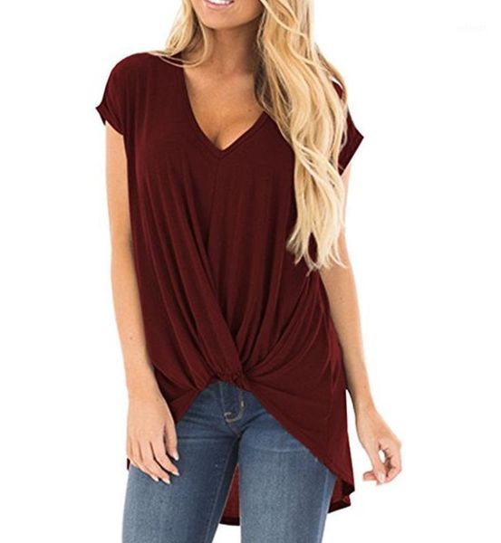 fashion v-neck irregular hem women t shirt plus size cotton summer loose casual solid pleated streetwear tshirt t-shirt1, White
fashion v-neck irregular hem women t shirt plus size cotton summer loose casual solid pleated streetwear tshirt t-shirt1, White